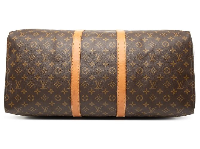 Borsa da viaggio Louis Vuitton Monogram Keepall 55 marrone - vista 3