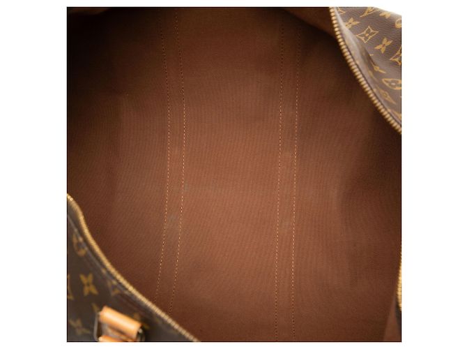 Borsa da viaggio Louis Vuitton Monogram Keepall 55 marrone - vista 4