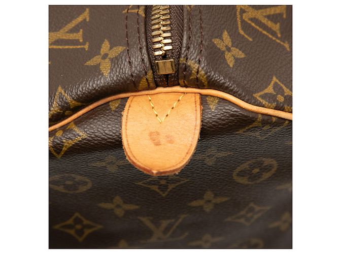 Borsa da viaggio Louis Vuitton Monogram Keepall 55 marrone - vista 6
