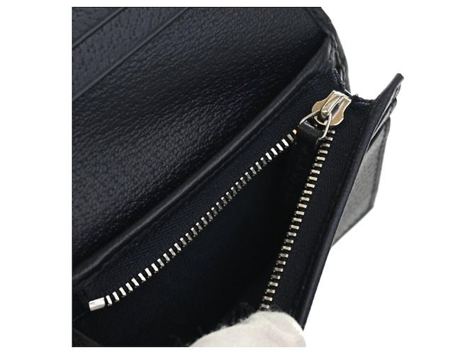 Cartera compacta Gucci GG Supreme Web Ophidia Beige - vista 4
