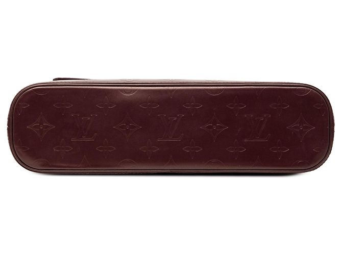 Borsa a tracolla Louis Vuitton Monogram Mat Alston rossa Rosso - vista 3