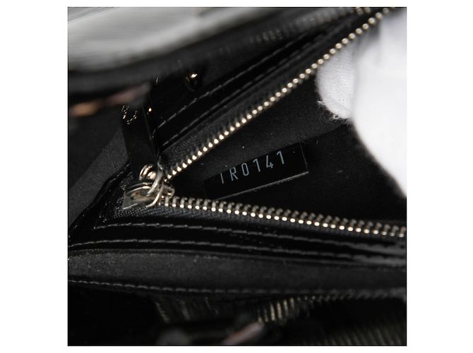 Twist Borsa Satchel Louis Vuitton Electric Epi Mirabeau PM Nera Nero - vista 6