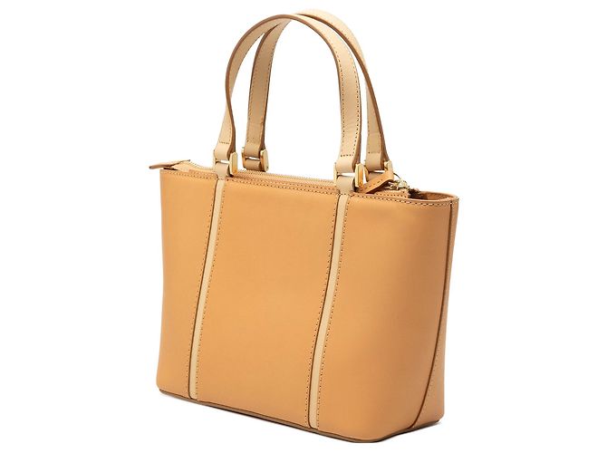 Borsa Tote Burberry in pelle marrone - vista 2