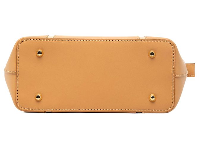 Borsa Tote Burberry in pelle marrone - vista 3