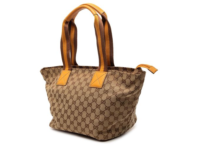 Tote Gucci GG Canvas Web Beige - vista 2