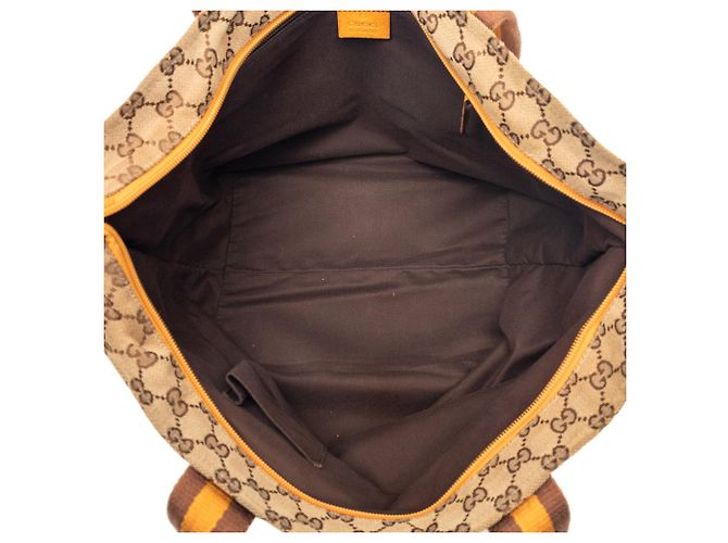 Tote Gucci GG Canvas Web Beige - vista 4