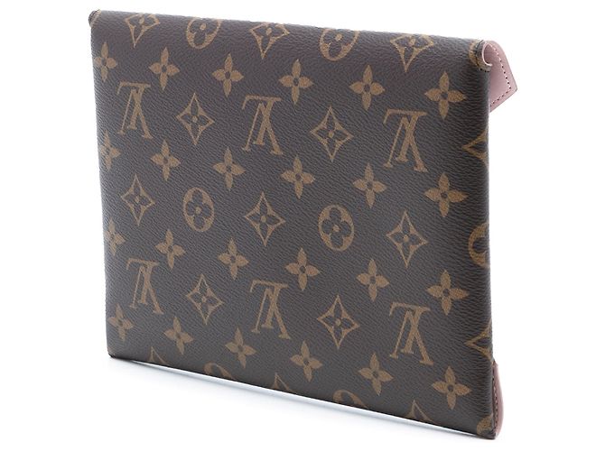 Clutch Louis Vuitton Monogram Pochette Kirigami GM marrone - vista 2