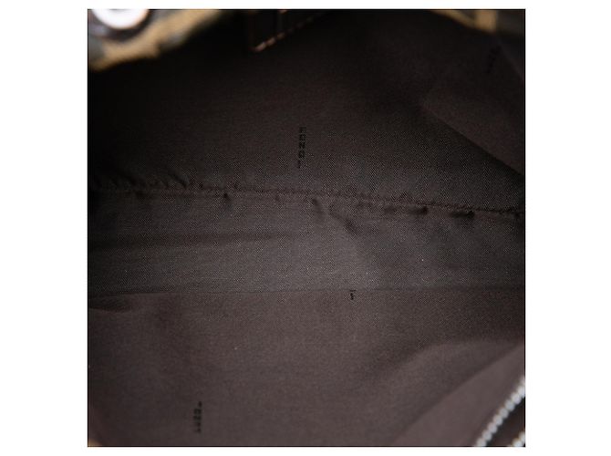 Borsa Tote Fendi Zucca Canvas marrone - vista 4
