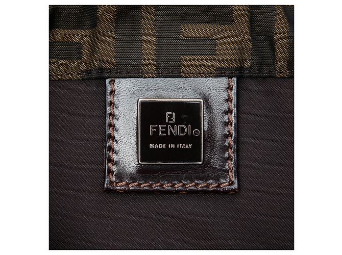 Borsa Tote Fendi Zucca Canvas marrone - vista 5