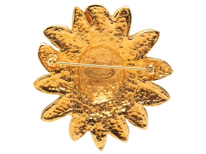 Spilla Chanel placcata oro Testa di Leone e Sole D'oro - vista 2
