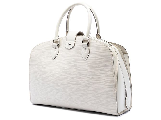 Borsa Louis Vuitton Epi Pont Neuf GM Bianca Bianco - vista 2