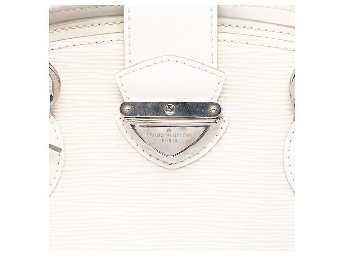 Borsa Louis Vuitton Epi Pont Neuf GM Bianca Bianco - vista 5