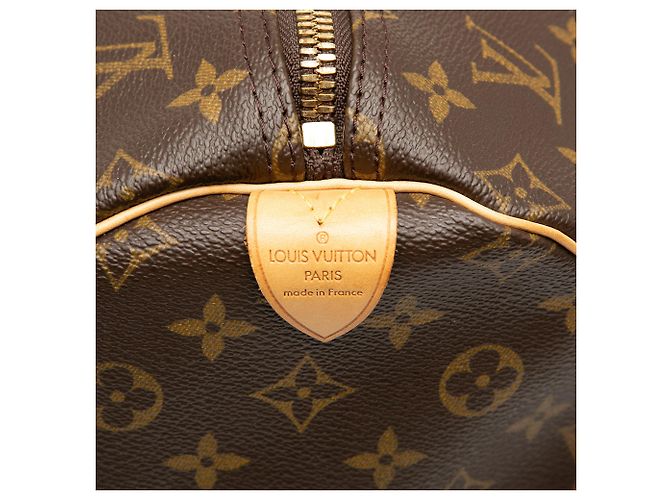 Borsa da viaggio Louis Vuitton Monogram Keepall 55 marrone - vista 5