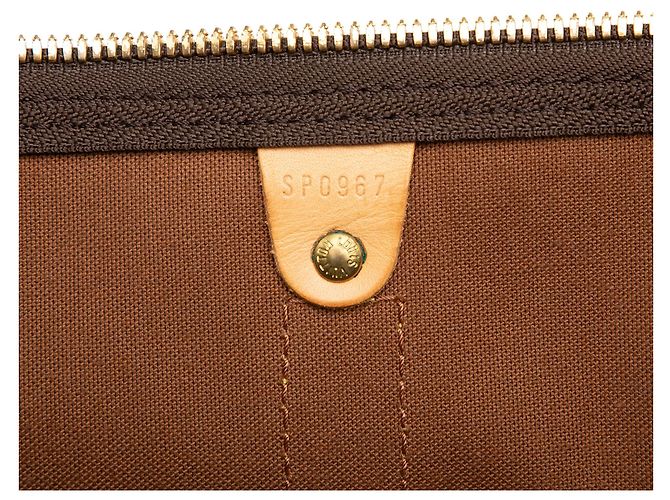 Borsa da viaggio Louis Vuitton Monogram Keepall 55 marrone - vista 6