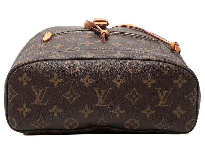 Zaino Louis Vuitton Monogram Montsouris Marrone - vista 3