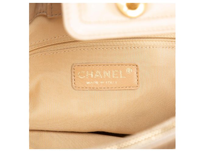 Borsa Chanel Small Quilted Calfskin In The Mix Beige - vista 5