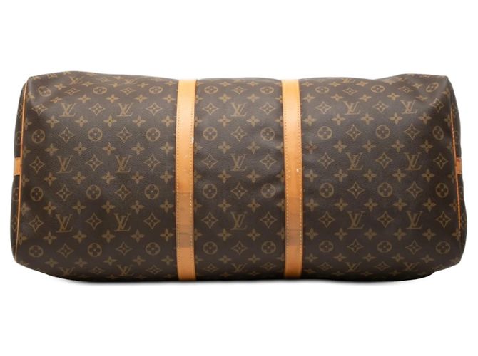 Borsa da viaggio Louis Vuitton Monogram Keepall Bandouliere 60 Marrone - vista 3