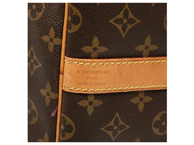 Borsa da viaggio Louis Vuitton Monogram Keepall Bandouliere 60 Marrone - vista 5