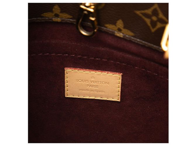 Borsa Satchel Louis Vuitton Monogram Montaigne BB Marrone - vista 5