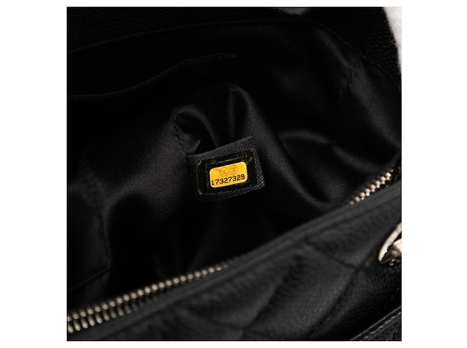 Borsa Grand Shopping Tote Chanel Caviar Nera Nero - vista 6