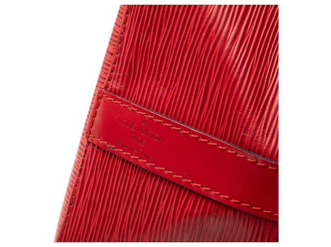Borsa a secchiello Louis Vuitton Epi Petit Noe rossa Rosso - vista 5