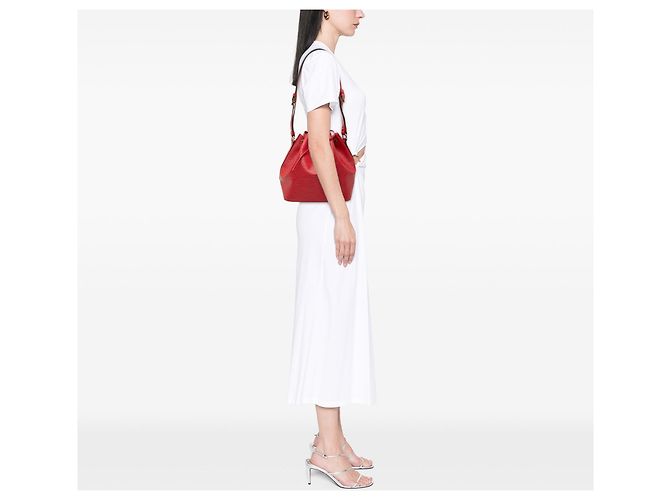 Borsa a secchiello Louis Vuitton Epi Petit Noe rossa Rosso - vista 7