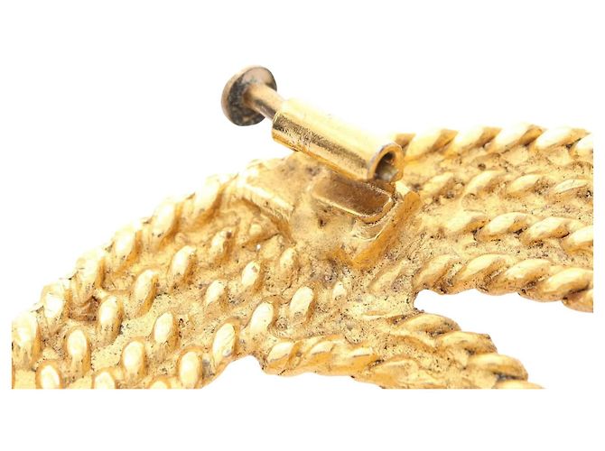 Spilla Chanel CC Rope placcata in oro D'oro - vista 4