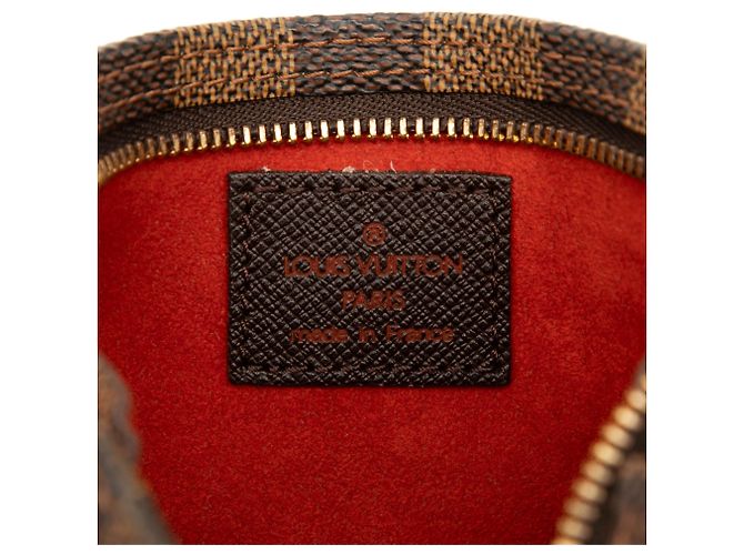 Bucket Pouch a secchiello Marais Louis Vuitton Damier Ebene marrone - vista 5