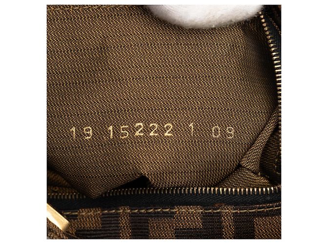 Borsa a tracolla Fendi Zucca Canvas marrone - vista 6