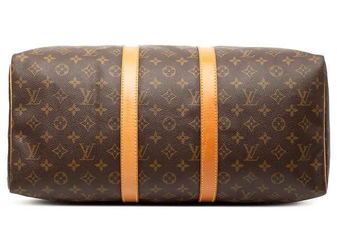Borsa da viaggio Louis Vuitton Monogram Keepall 45 Marrone - vista 3