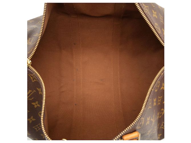Borsa da viaggio Louis Vuitton Monogram Keepall 45 Marrone - vista 4