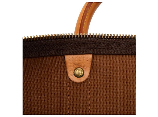 Borsa da viaggio Louis Vuitton Monogram Keepall 45 Marrone - vista 6