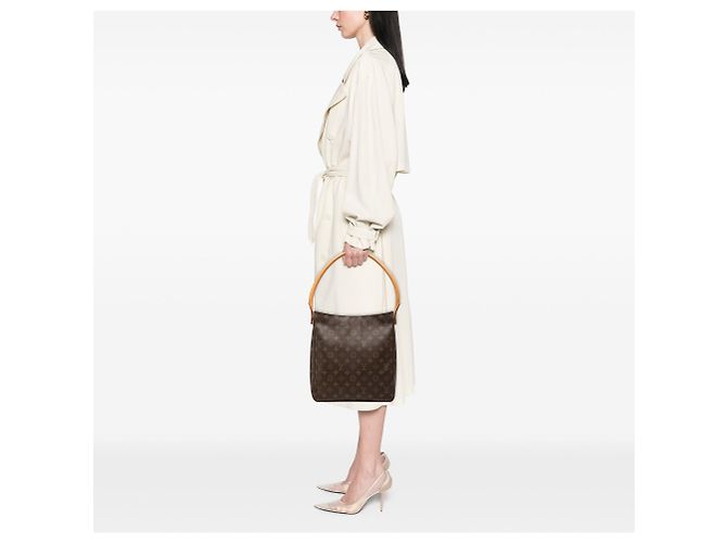 Louis Vuitton Monogram Looping GM Schultertasche Braun - Ansicht 7