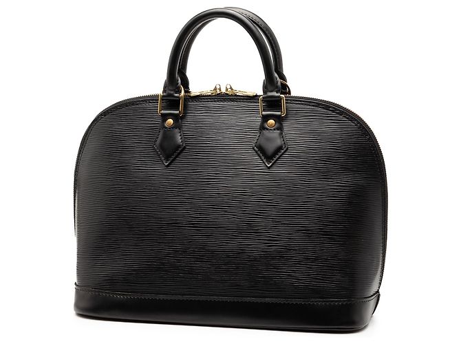 Bolso de mano Louis Vuitton Epi Alma PM Negro - vista 2