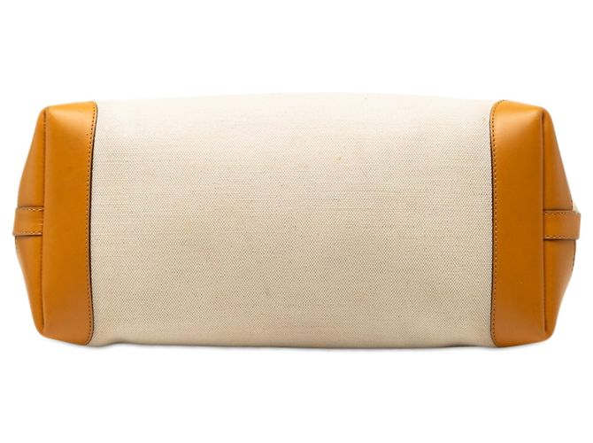 Borsa Tote Gucci Medium Canvas Craft Arancione - vista 3