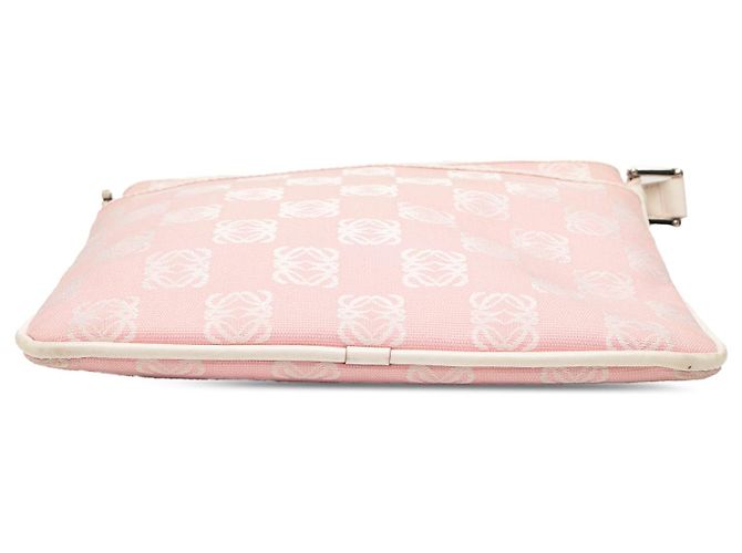 Borsa a tracolla LOEWE Anagram Canvas Rosa - vista 3