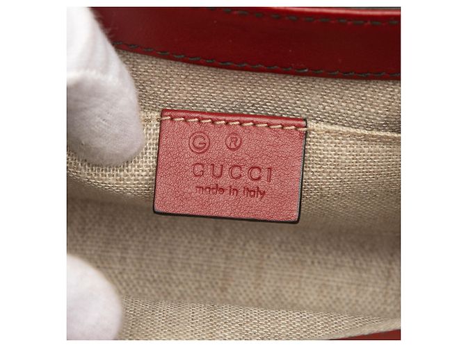 Borsa a tracolla Mini Microguccissima Emily rossa Gucci Rosso - vista 5