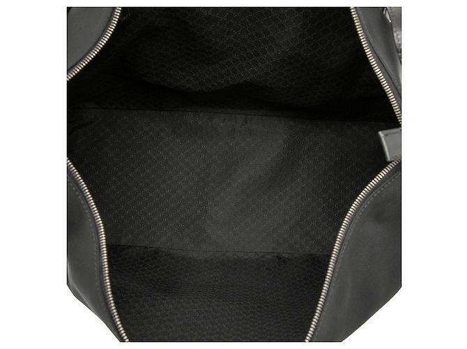 Bolso de hombro Gucci de nailon negro - vista 4