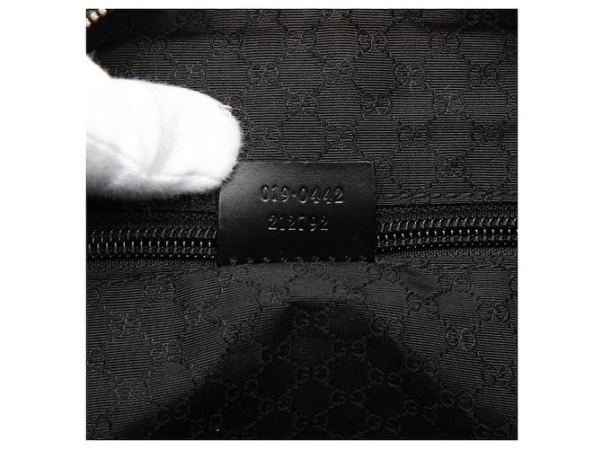 Bolso de hombro Gucci de nailon negro - vista 6