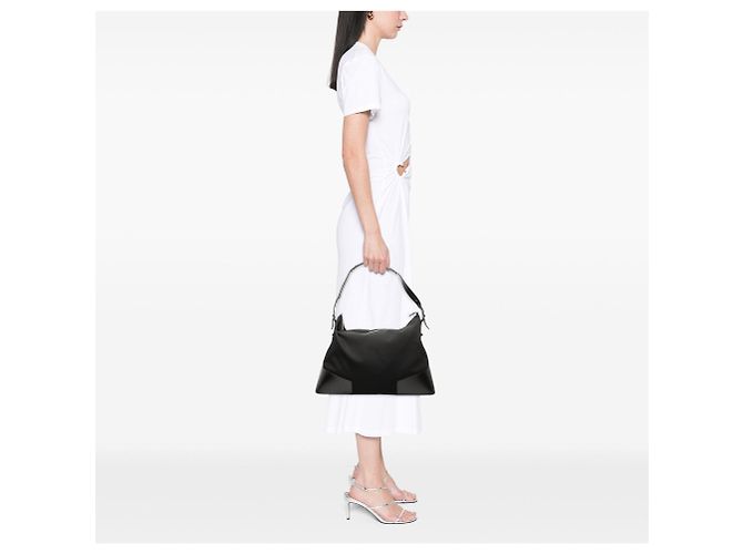 Bolso de hombro Gucci de nailon negro - vista 7