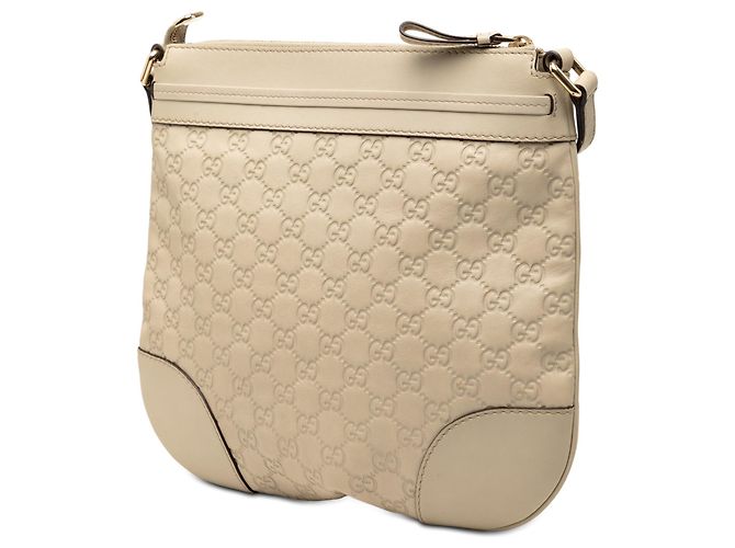 Borsa a tracolla Gucci Guccissima Mayfair Beige - vista 2