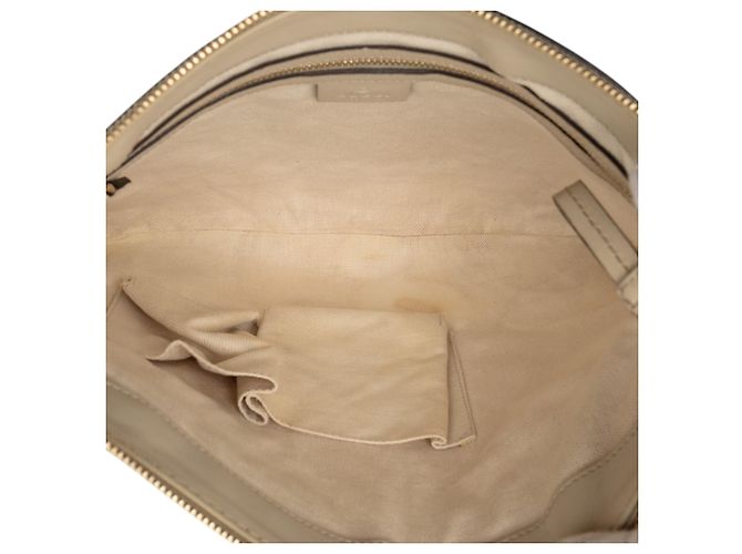 Borsa a tracolla Gucci Guccissima Mayfair Beige - vista 4