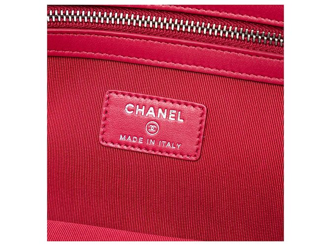 Clutch Chanel Large Gabrielle O Case in vitello invecchiato nero - vista 6