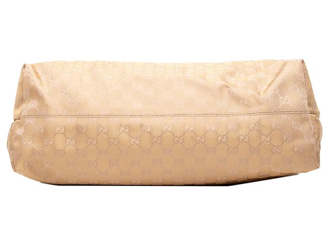 Tote Gucci GG Canvas Web oro D'oro - vista 3