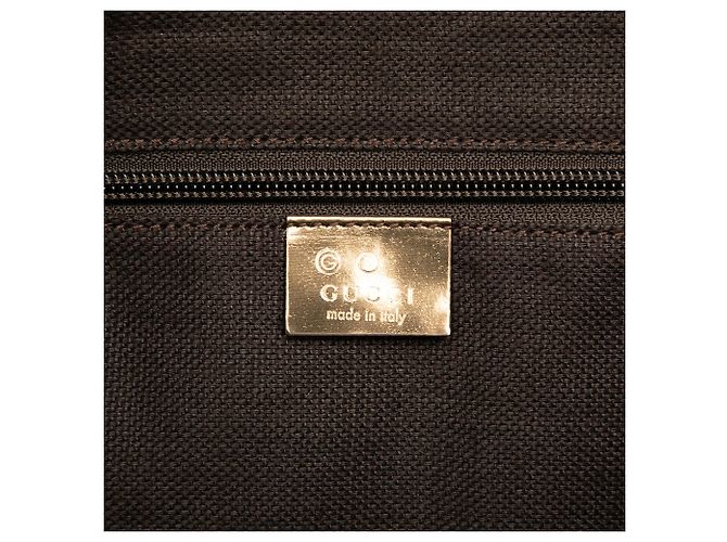 Tote Gucci GG Canvas Web oro D'oro - vista 5