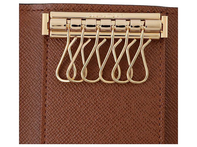 Brown Louis Vuitton Monogram 6 Key Holder - view 4