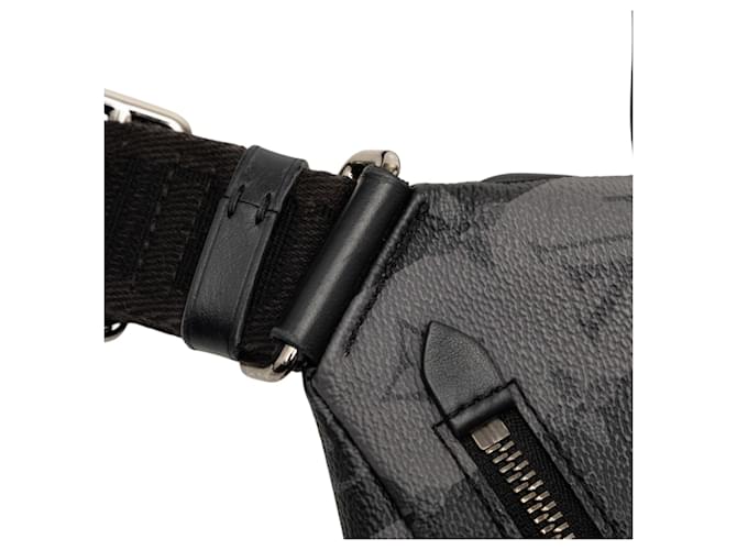 Borsa Sling Modulare Louis Vuitton Monogram Eclipse Stripes Nera Nero - vista 6