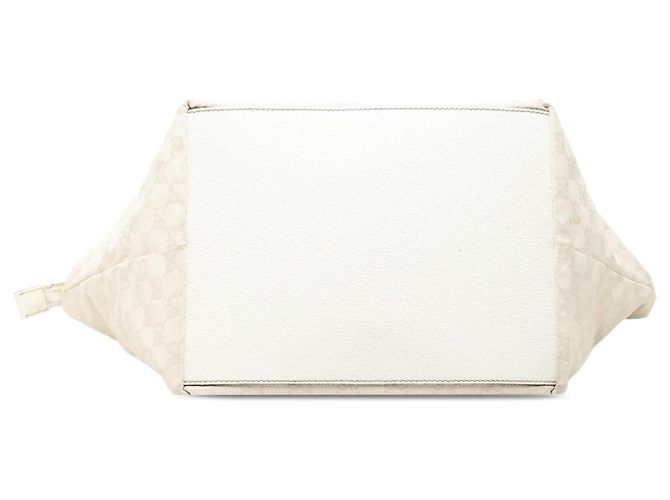 Tote Gucci GG Canvas Web Marrone - vista 3