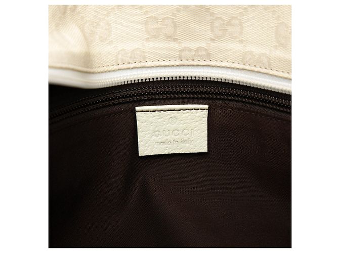 Tote Gucci GG Canvas Web Marrone - vista 5