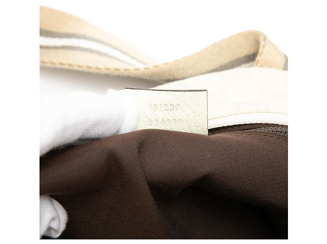 Tote Gucci GG Canvas Web Marrone - vista 6